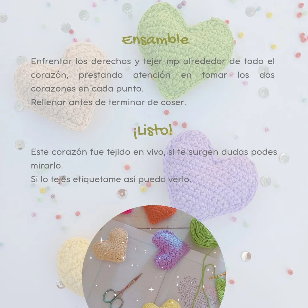 Tutorial gratuito: Amigurumis Corazón