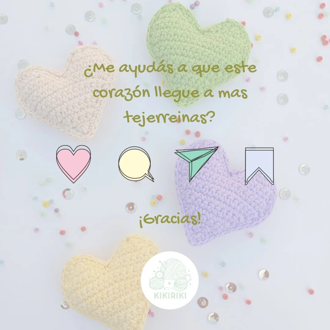 Tutorial gratuito: Amigurumis Corazón