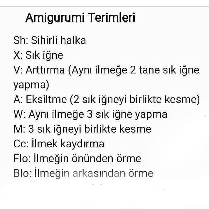 Ücretsiz amigurumi ayı modeli