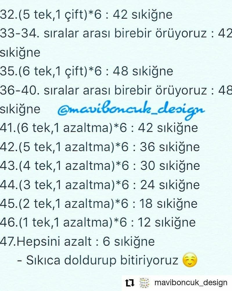 Ücretsiz Amigurumi Ayıcık Yapımı Tarifi
