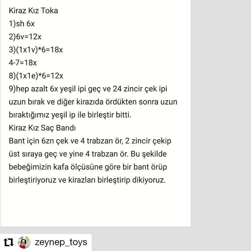 Ücretsiz amigurumi bebek modeli