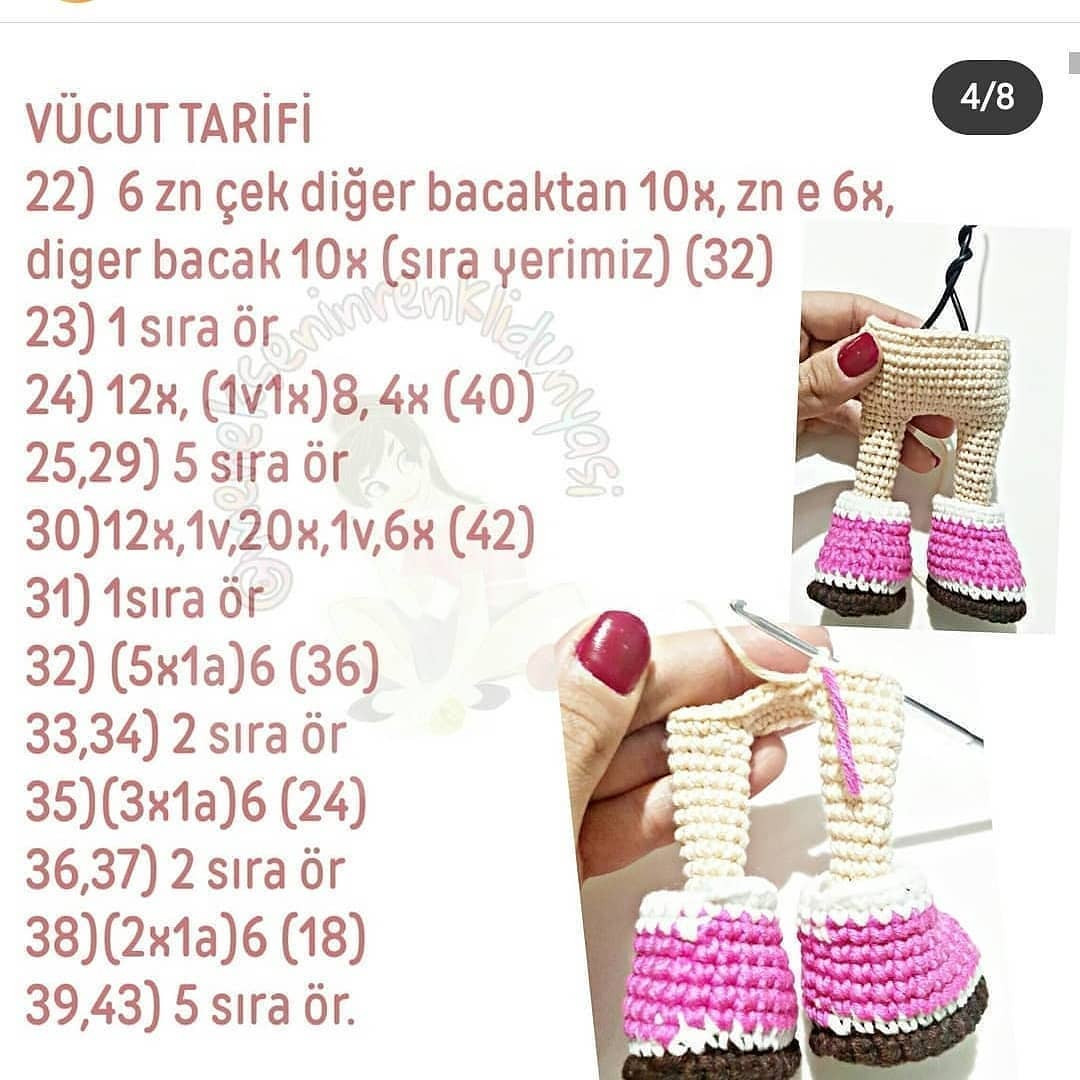 Ücretsiz Amigurumi Bebek Örgü Şeması ucretsiztarif