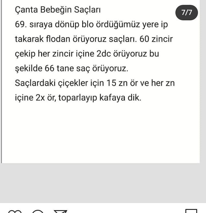 Ücretsiz Amigurumi Bebek Örgü Tarifi
