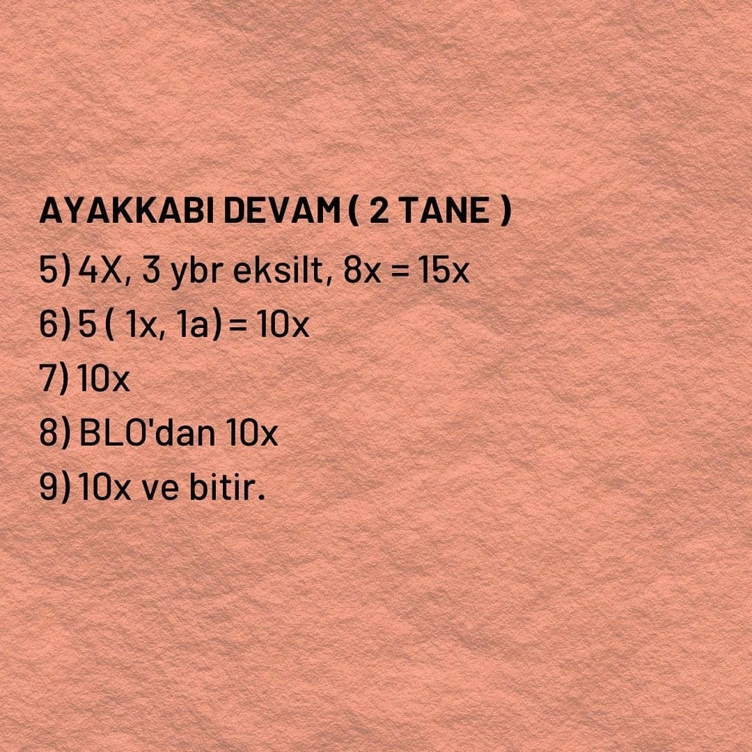 Ücretsiz Amigurumi Bebek Şeması: 1. Bölüm