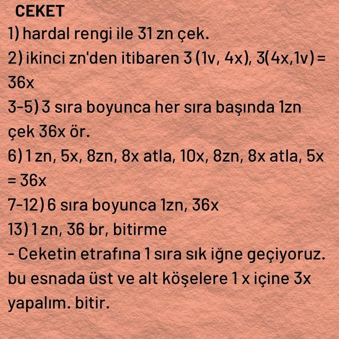 Ücretsiz Amigurumi Bebek Şeması: 1. Bölüm