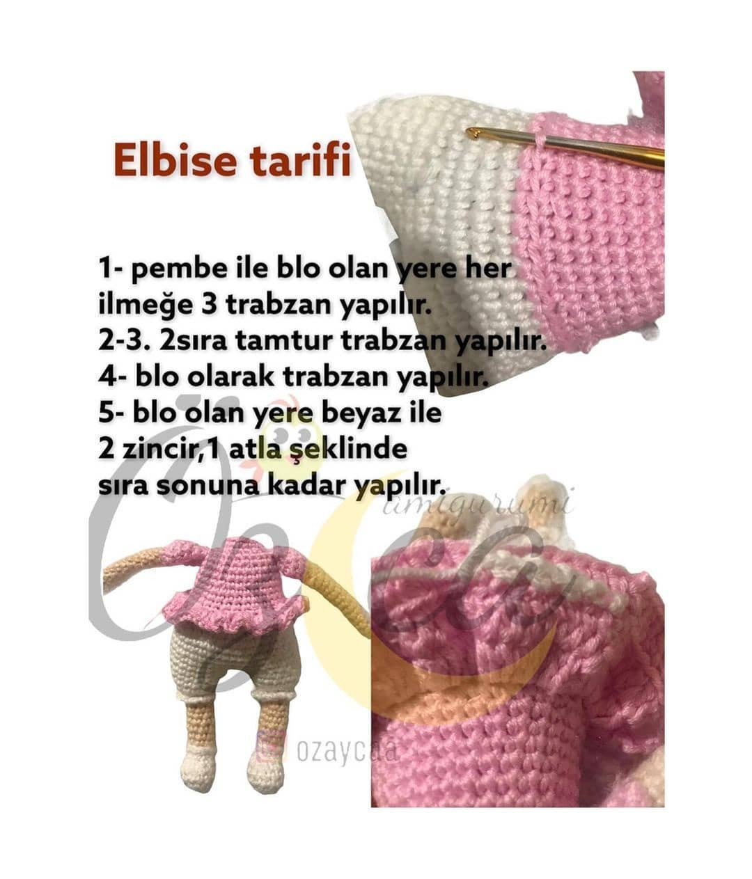 Ücretsiz Amigurumi Bebek Şeması - 2. Bölüm