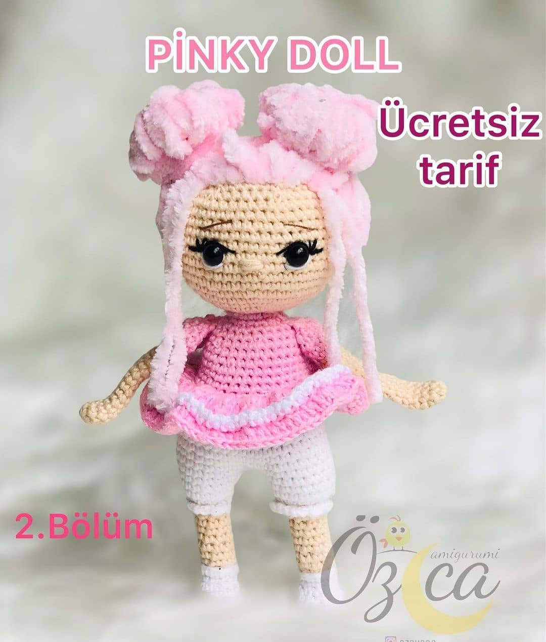 Ücretsiz Amigurumi Bebek Şeması - 2. Bölüm