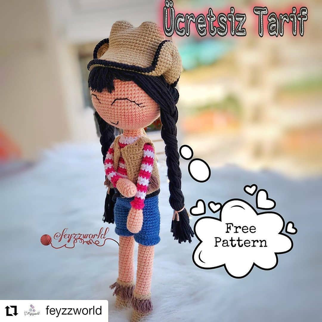 Ücretsiz Amigurumi Bebek Şeması Tarif Sahibi