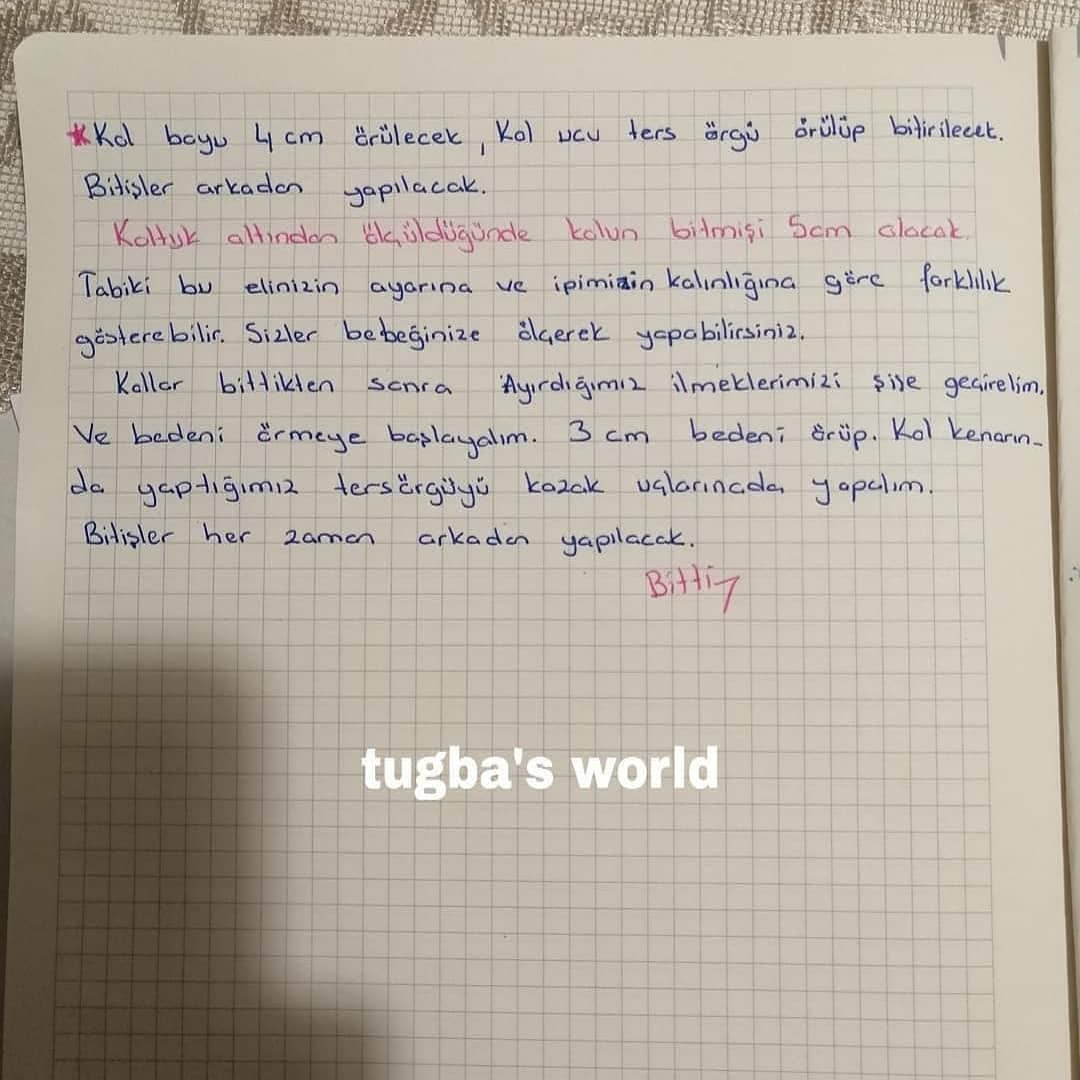 Ücretsiz Amigurumi Bebek Tığ İşi Tarifi