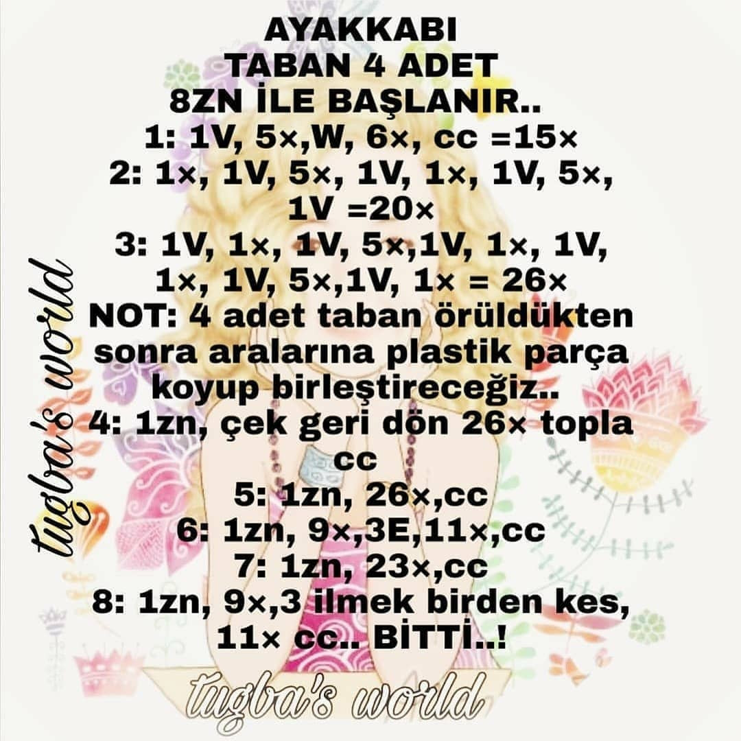 Ücretsiz Amigurumi Bebek Tığ İşi Tarifi