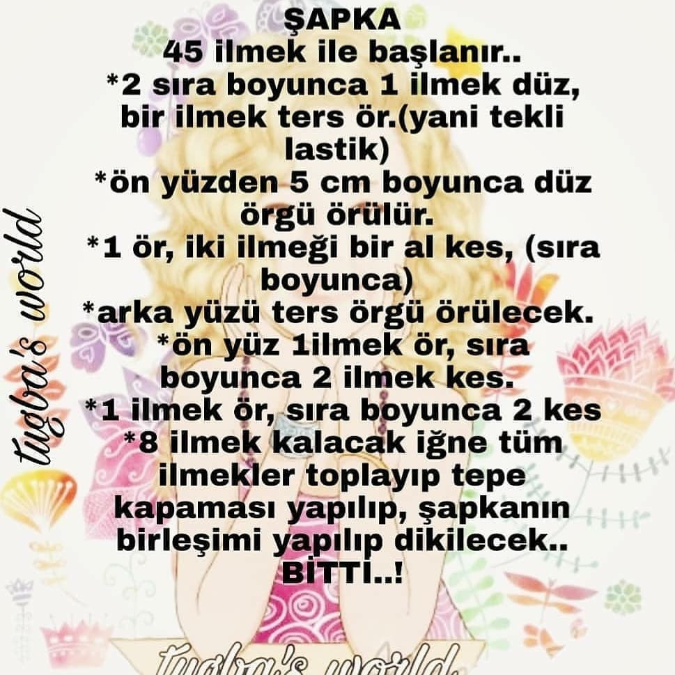 Ücretsiz Amigurumi Bebek Tığ İşi Tarifi