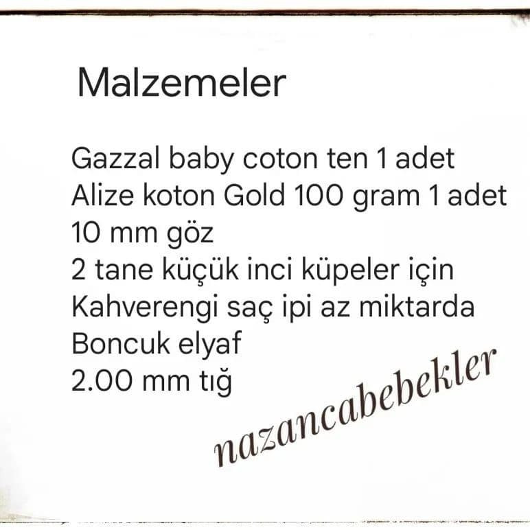 Ücretsiz Amigurumi Flamenko Bebek Tarifi