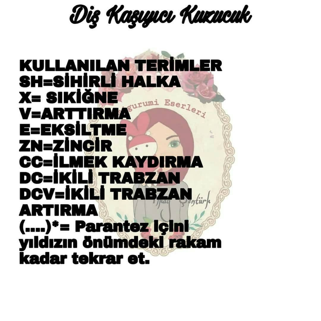 Ücretsiz Amigurumi Kuzu Şeması