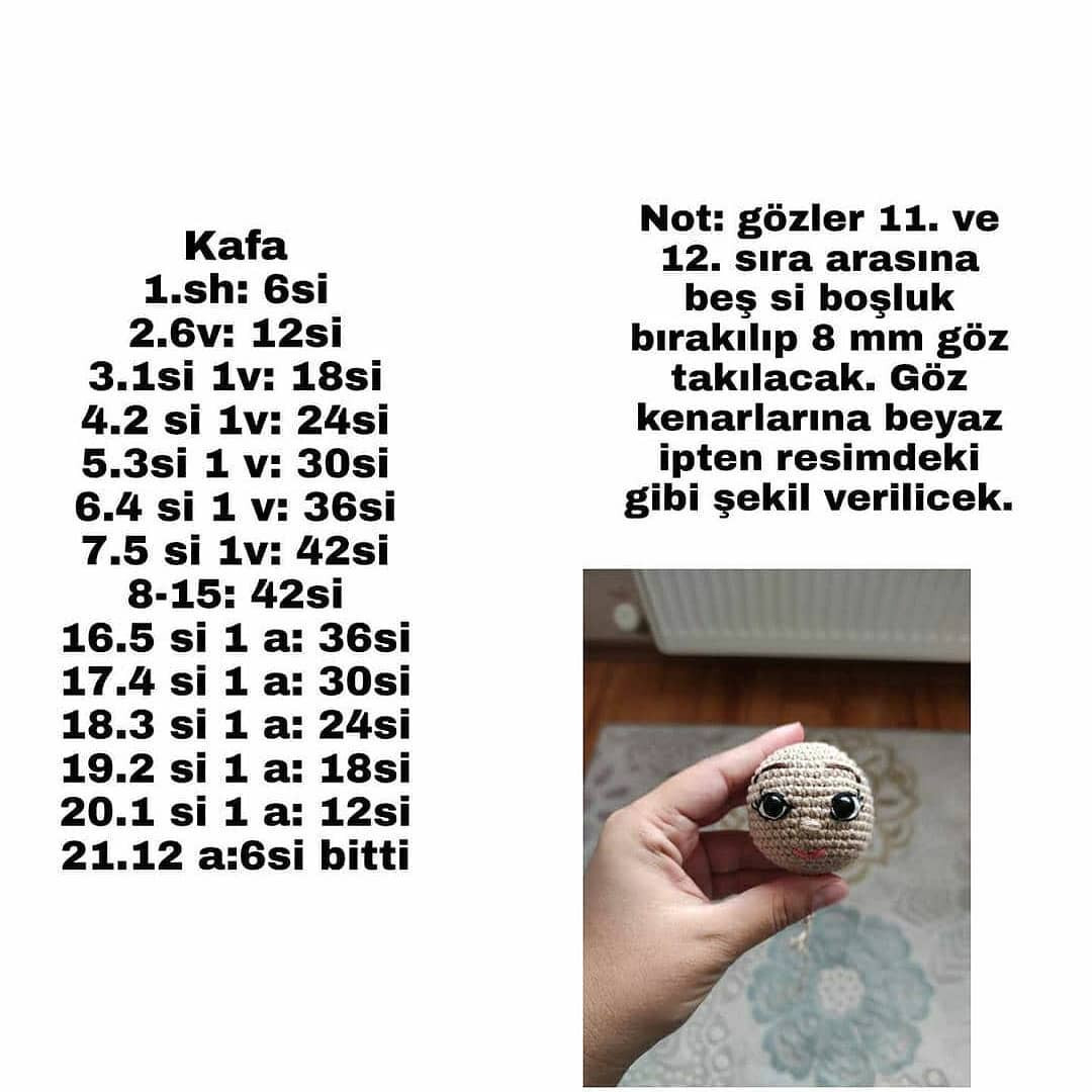 Ücretsiz Amigurumi Taç Tarifi