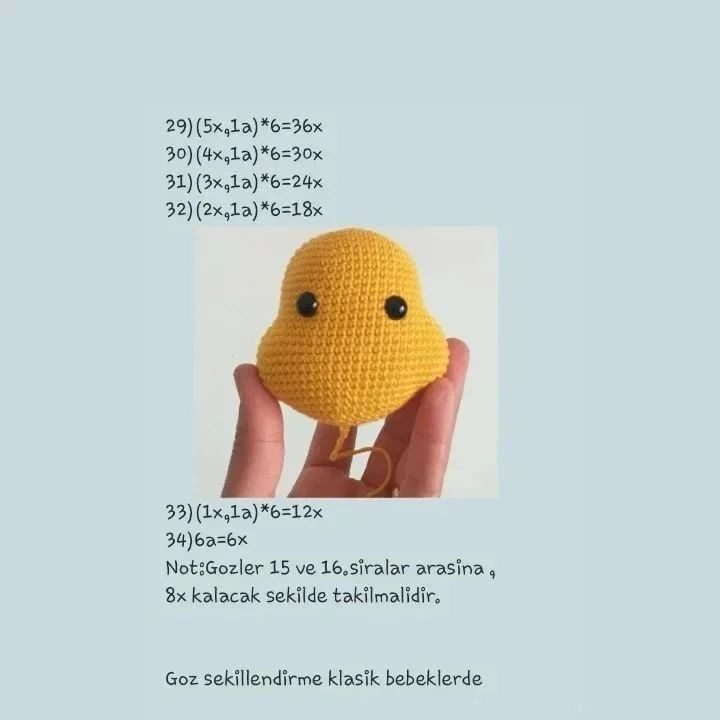 Ücretsiz Arı Amigurumi Tarifi Beklediginiz tarif geldi.Keyifle örmeniz dilegiyle.