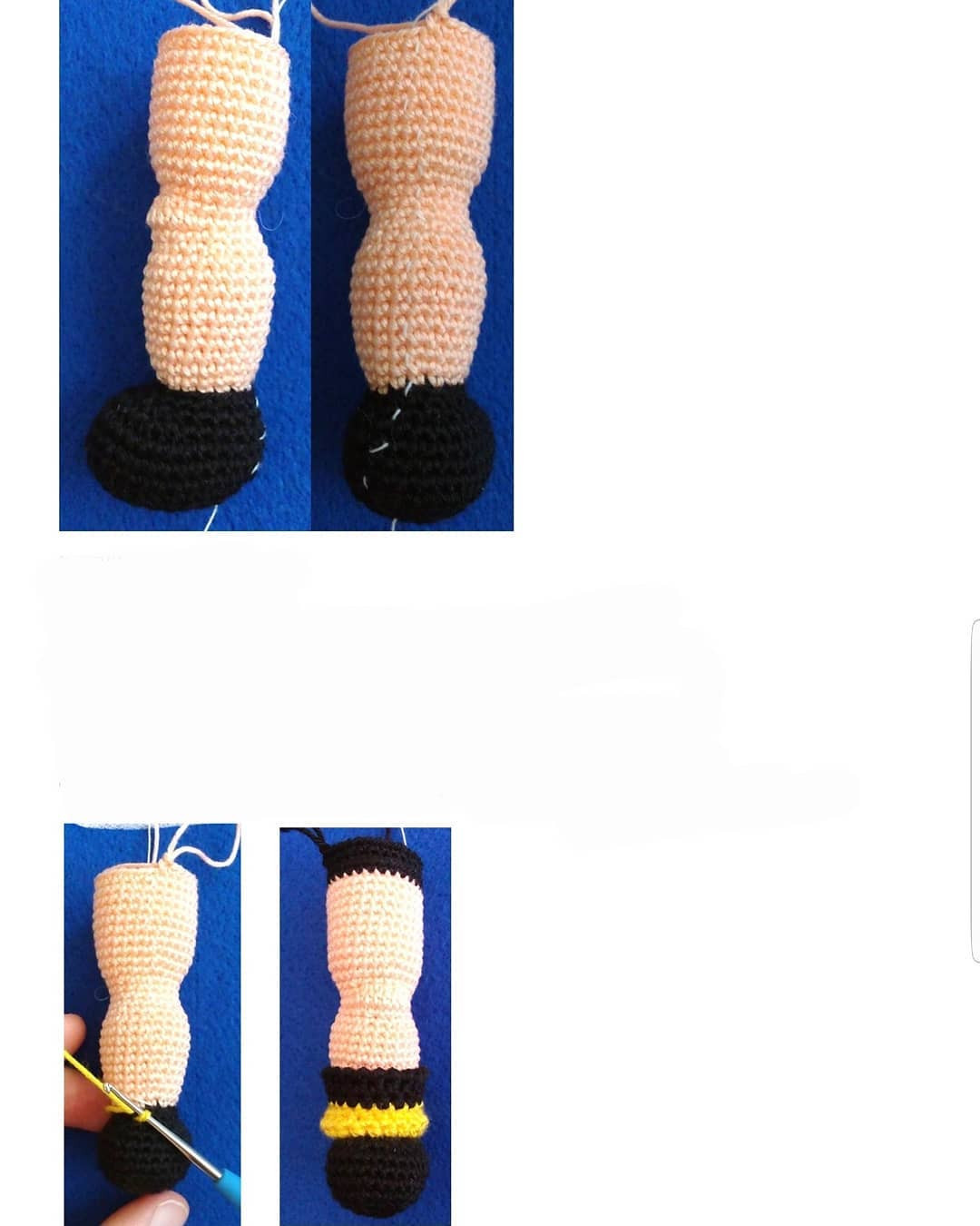 Ücretsiz Arı Kız Bebek Amigurumi Tarifi - Bölüm 1