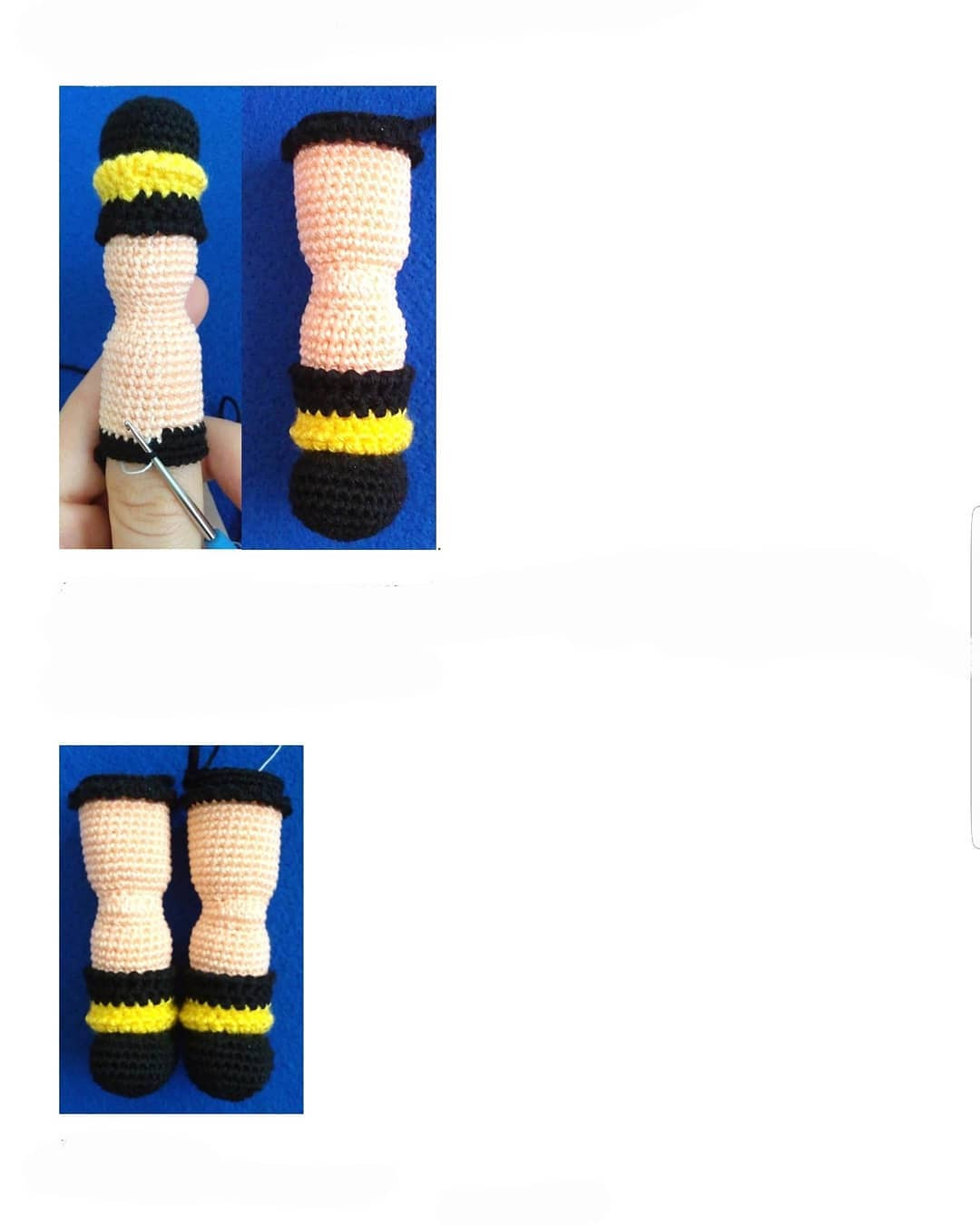Ücretsiz Arı Kız Bebek Amigurumi Tarifi - Bölüm 1