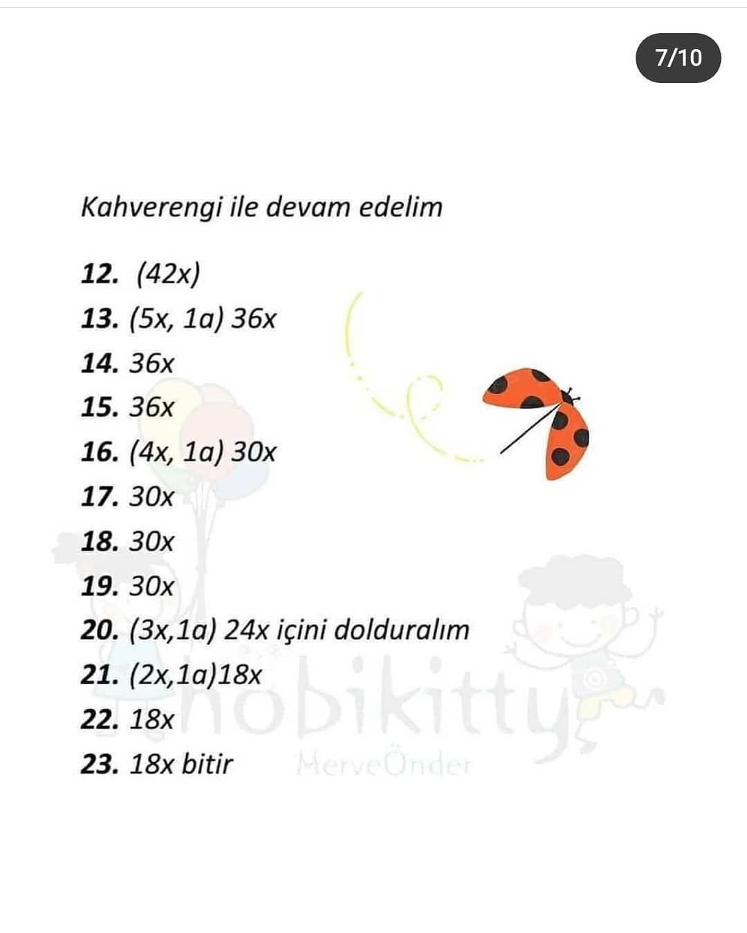 ÜCRETSİZ AYI VE ARILAR AMIGURUMI TARİFİ