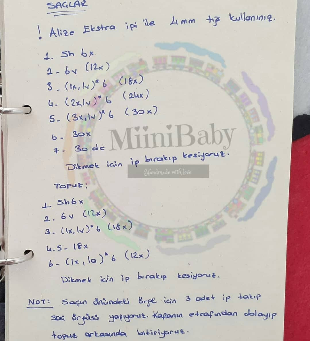 Ücretsiz Balyon Bebek Amigurumi Tığ İşi Tarifi