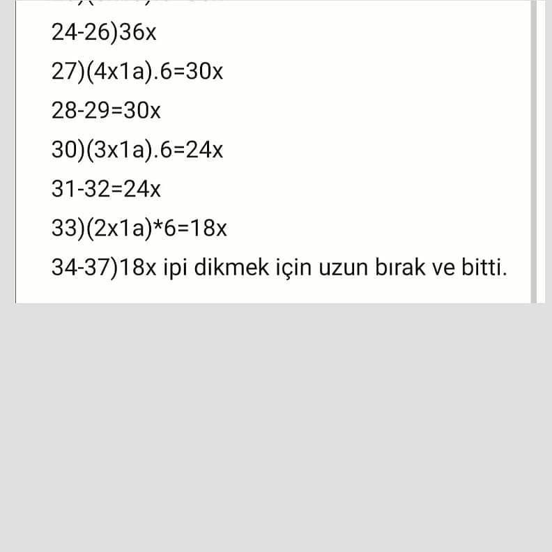 Ücretsiz Bebek Amigurumi Tığ İşi Tarifi