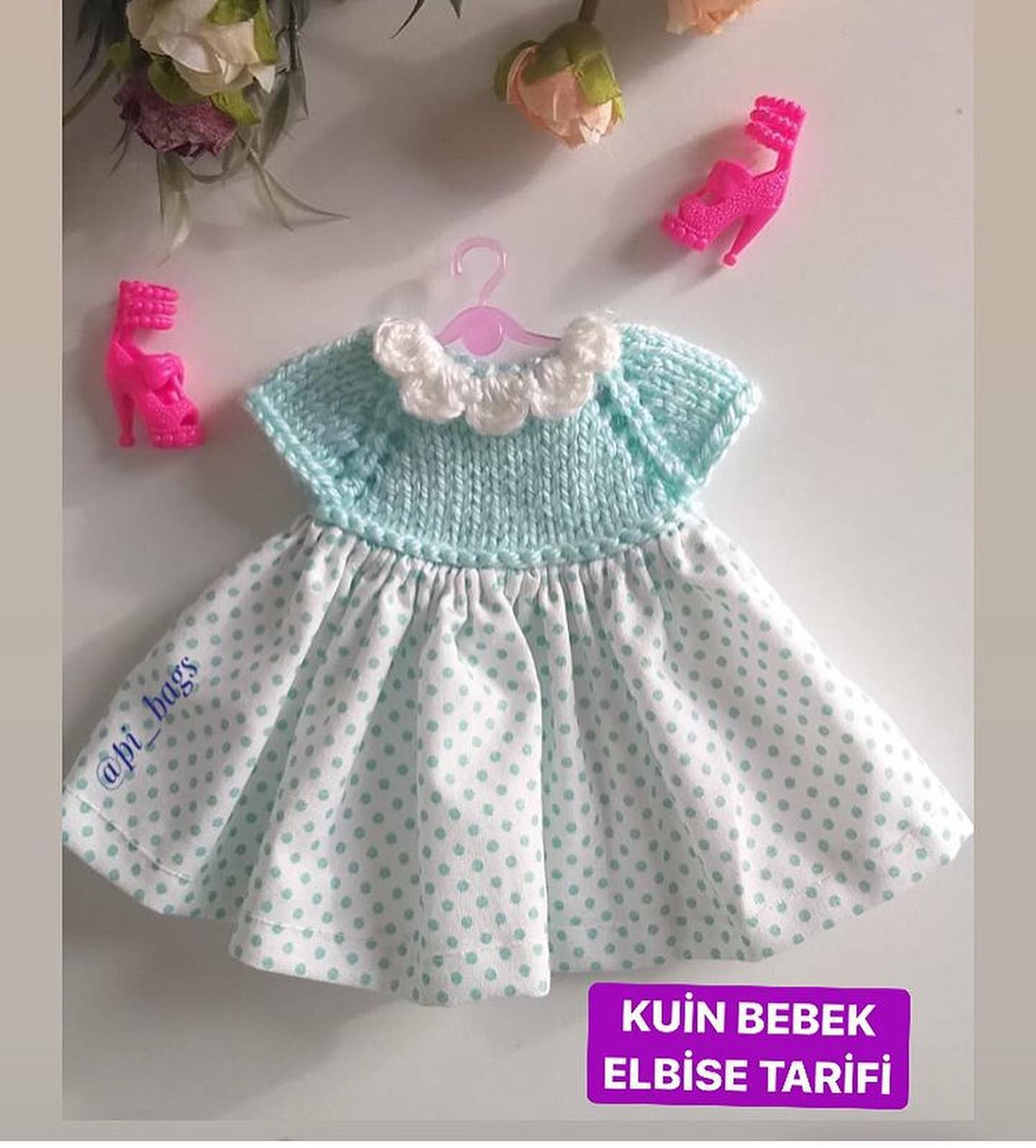Ücretsiz Bebek Örgü Şeması: 2. Bölüm