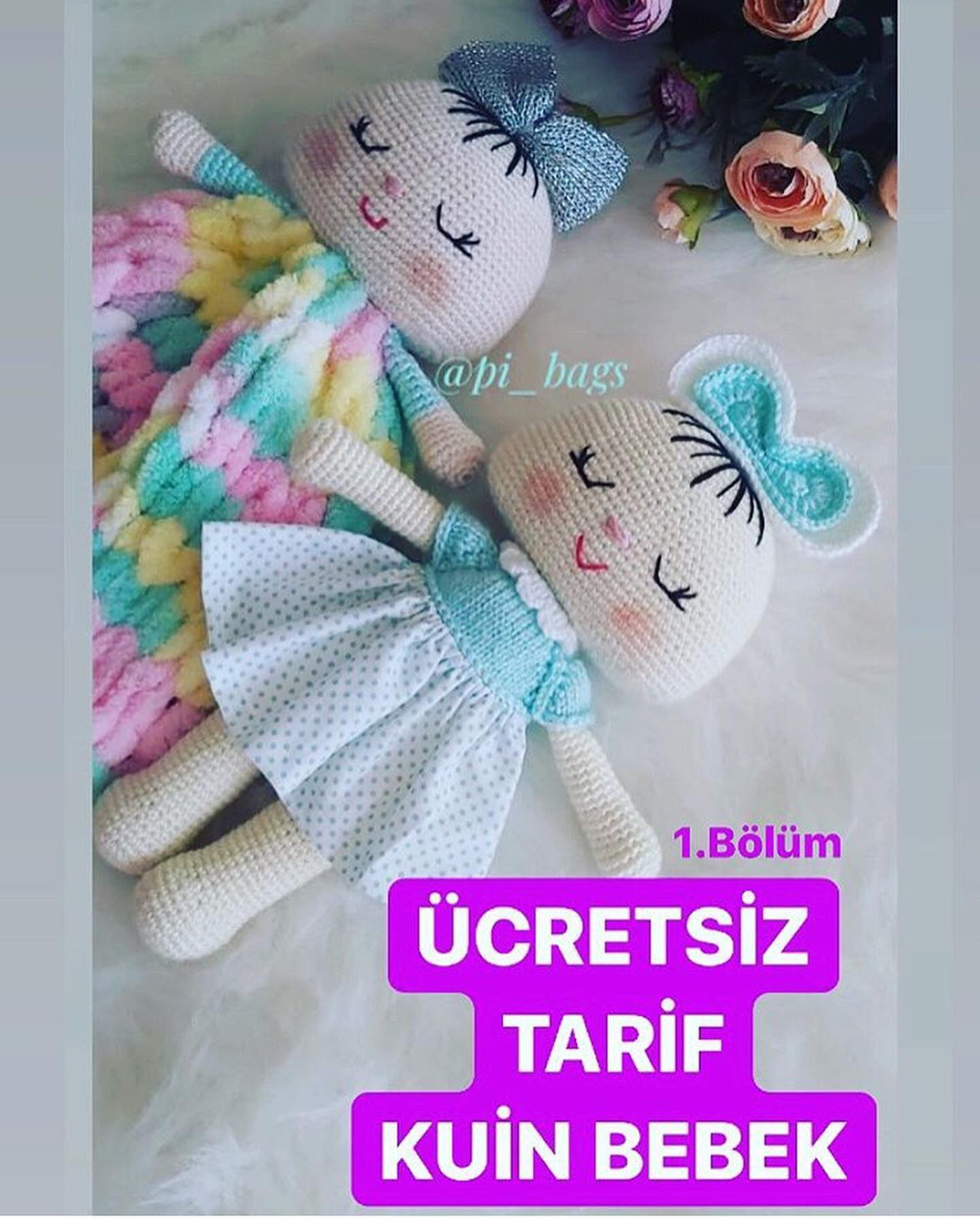 Ücretsiz Bebek Örgü Şeması: 2. Bölüm