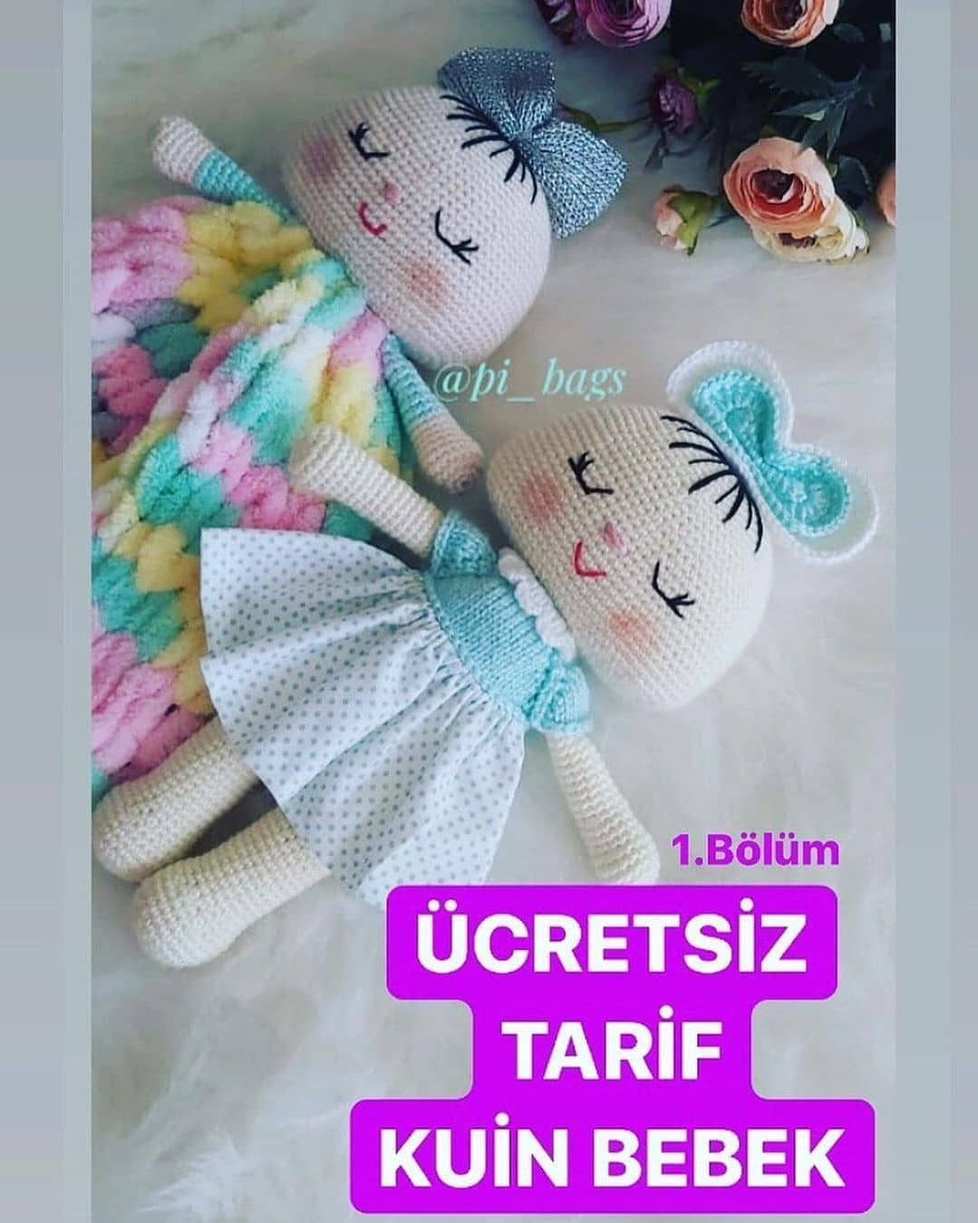 Ücretsiz Bebek Örgü Şeması: 2. Bölüm