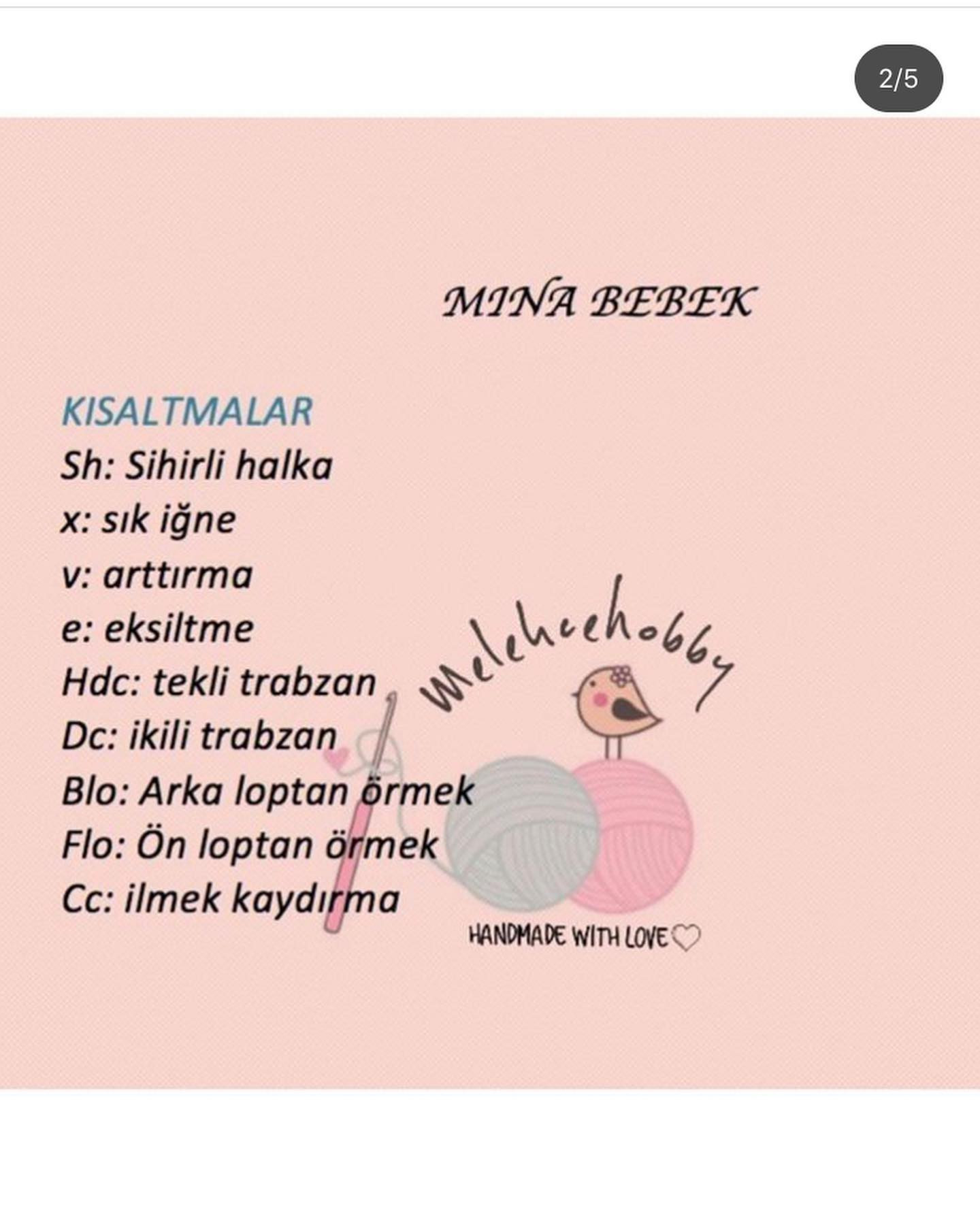 Ücretsiz Bebek Örgü Şeması: Bölüm 1
