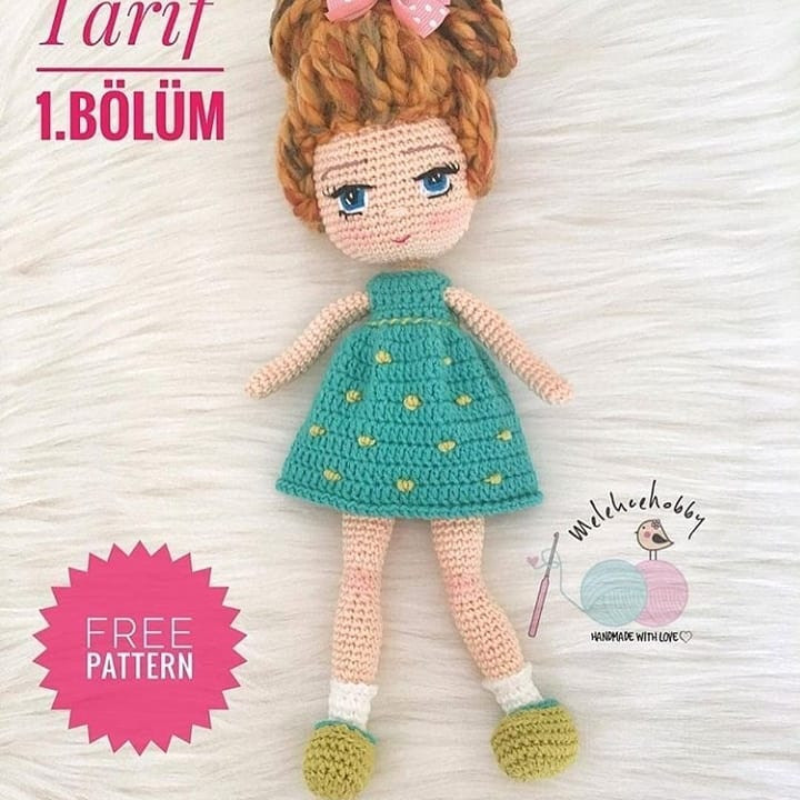 Ücretsiz Bebek Örgü Şeması: Bölüm 1