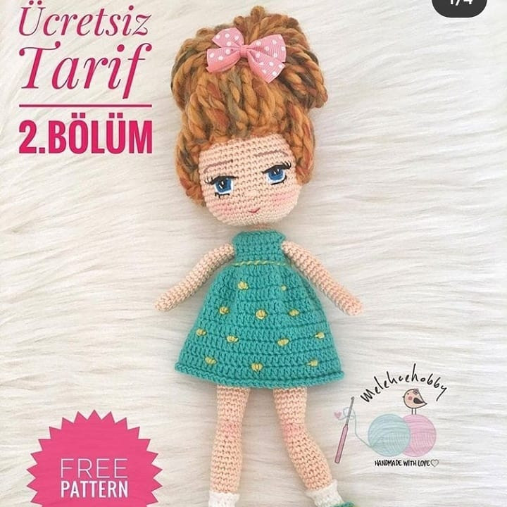 Ücretsiz Bebek Örgü Şeması: Bölüm 1