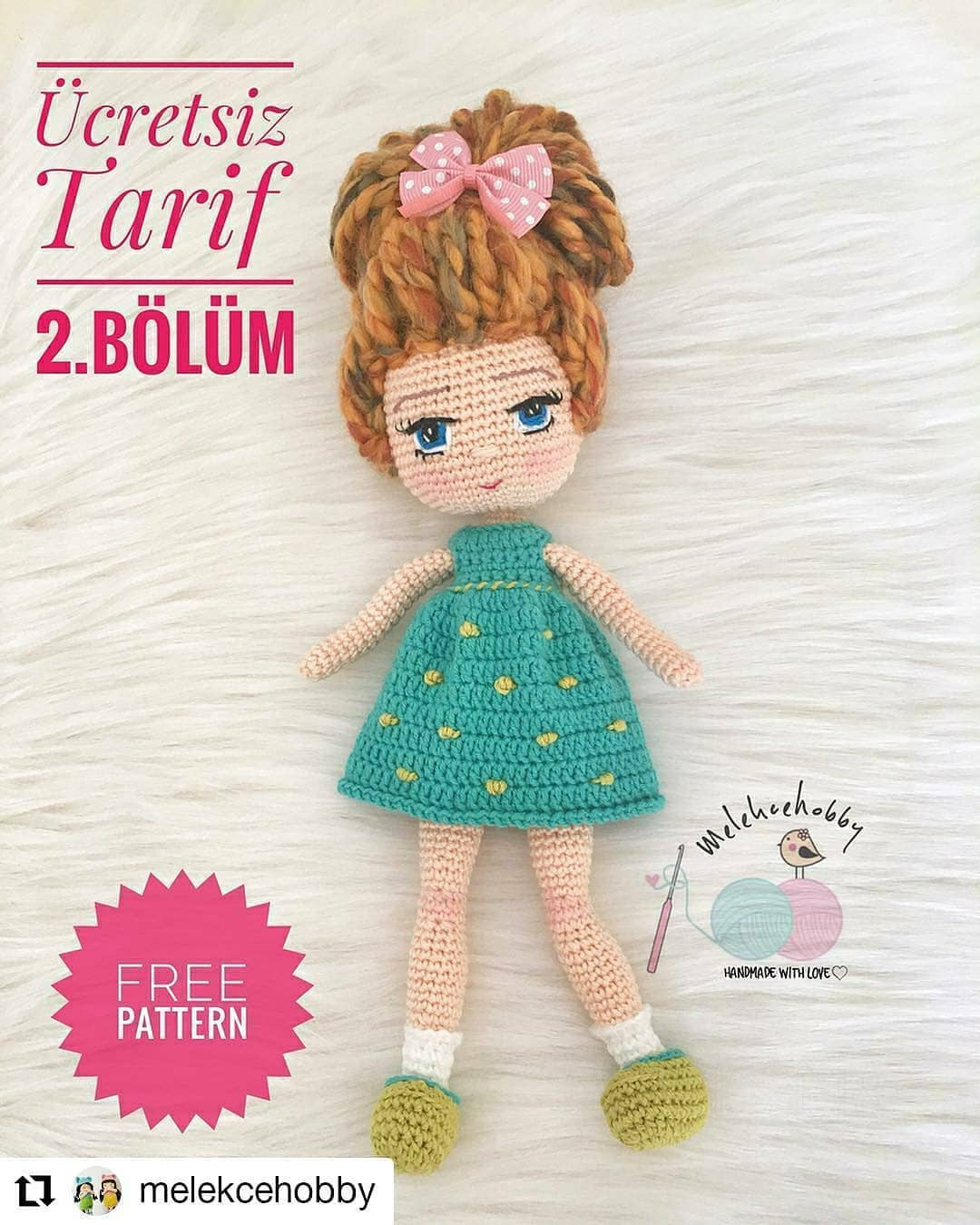 Ücretsiz Bebek Örgü Şeması: Bölüm 1