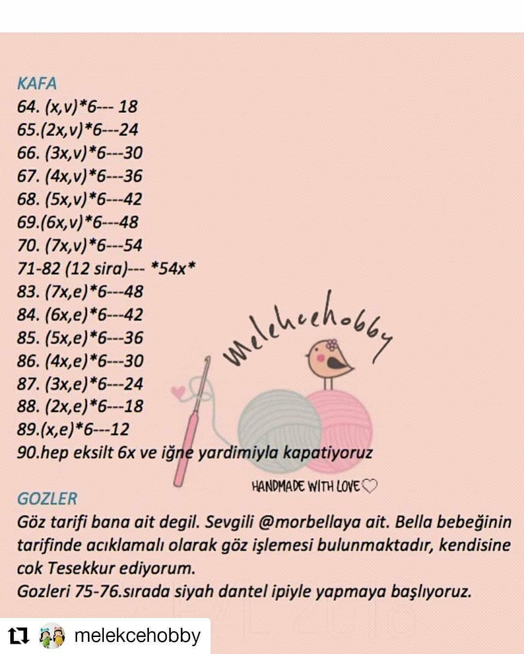 Ücretsiz Bebek Örgü Şeması: Bölüm 1
