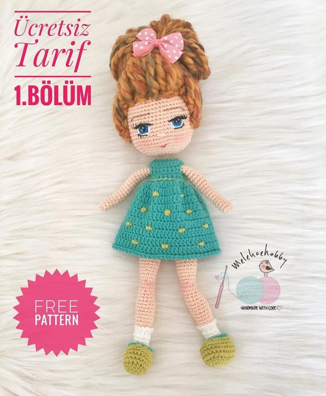 Ücretsiz Bebek Örgü Şeması: Bölüm 1