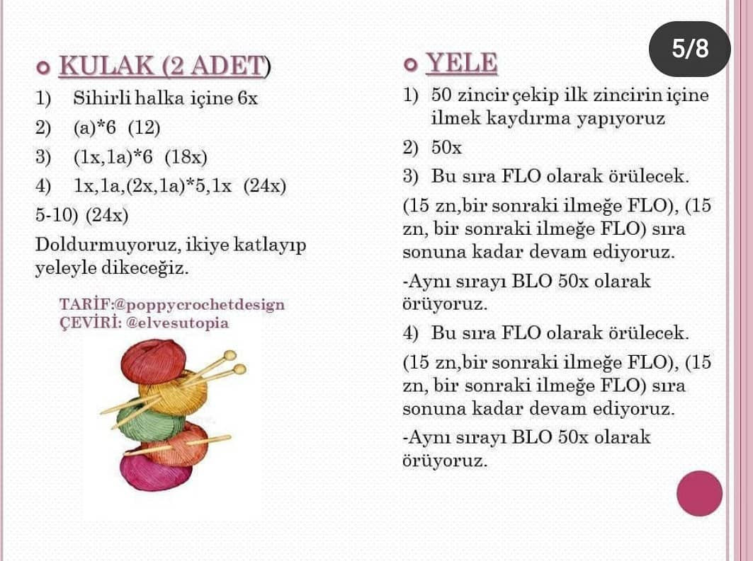Ücretsiz Bebek Şeması: Sevimli Aslan Kız