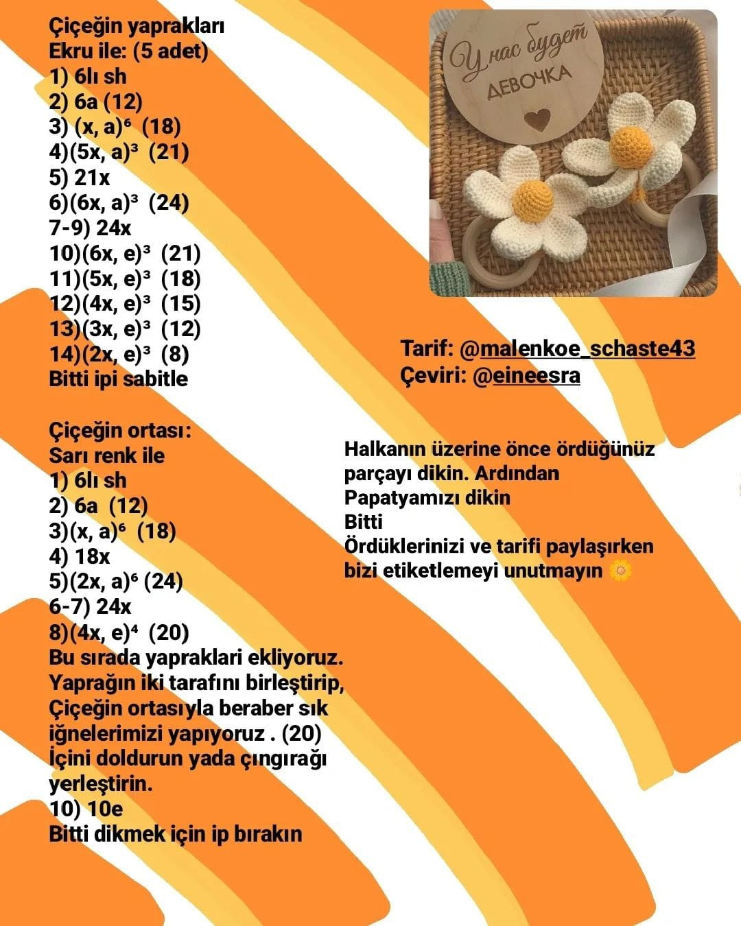 Ücretsiz Bebek Zili Tığ İşi Tarifi