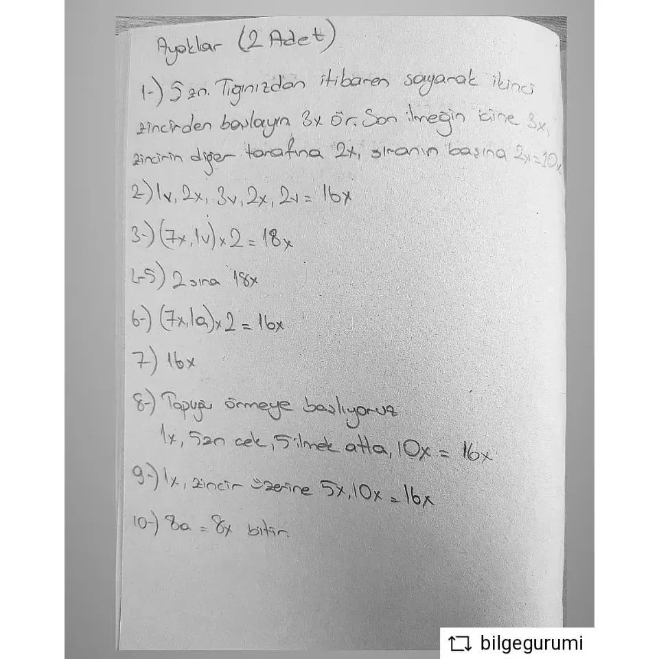 Ücretsiz Casper Tığ İşi Şeması
