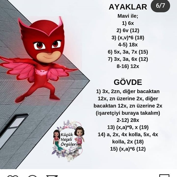 Ücretsiz Catboy Amigurumi Tığ İşi Tarifi