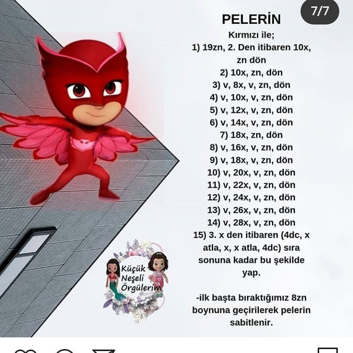 Ücretsiz Catboy Amigurumi Tığ İşi Tarifi
