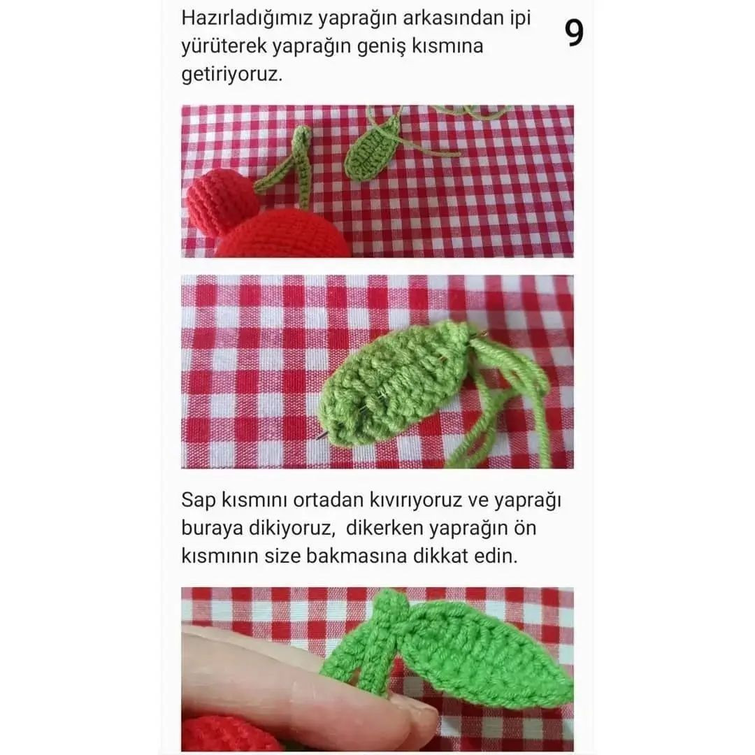 Ücretsiz Çilek Bebek Amigurumi Şeması