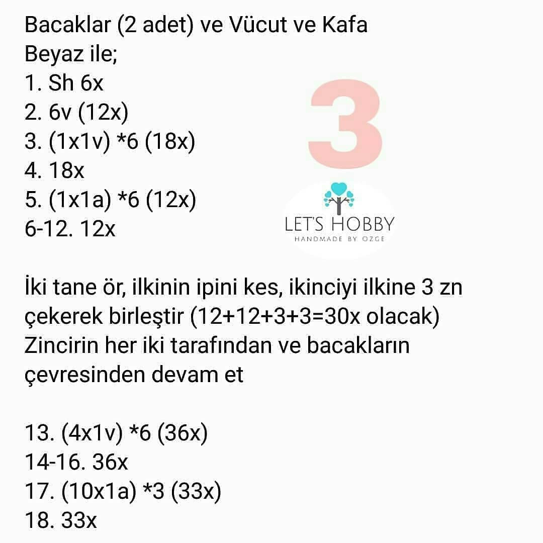 Ücretsiz Çılgın Şirin Amigurumi Yapımı
