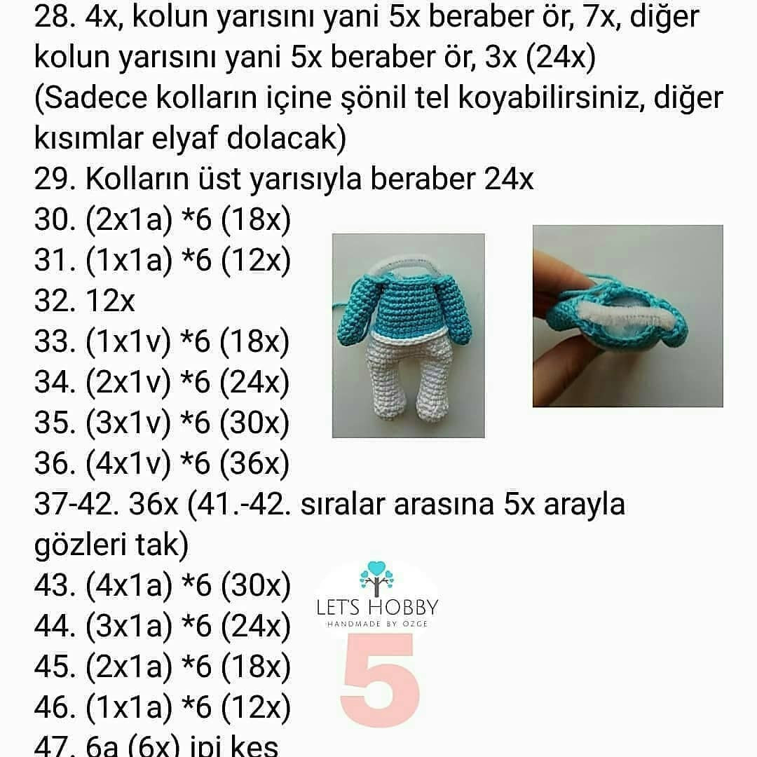 Ücretsiz Çılgın Şirin Amigurumi Yapımı