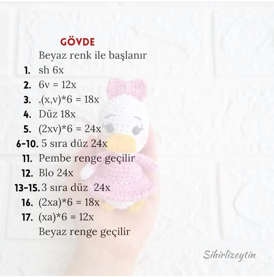 Ücretsiz Daisy Anahtarlık Örnek Şeması