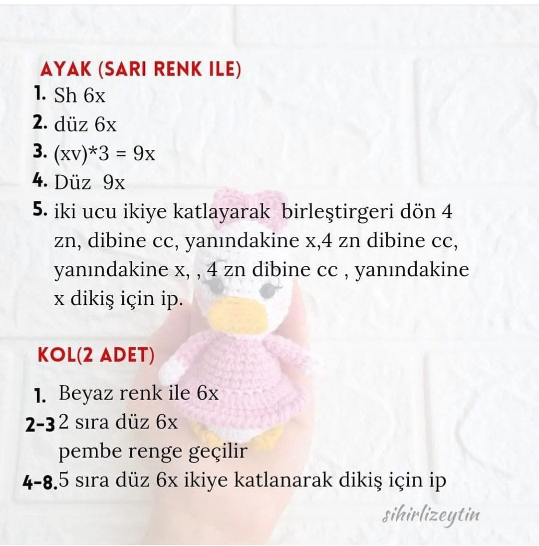 Ücretsiz Daisy Anahtarlık Örnek Şeması
