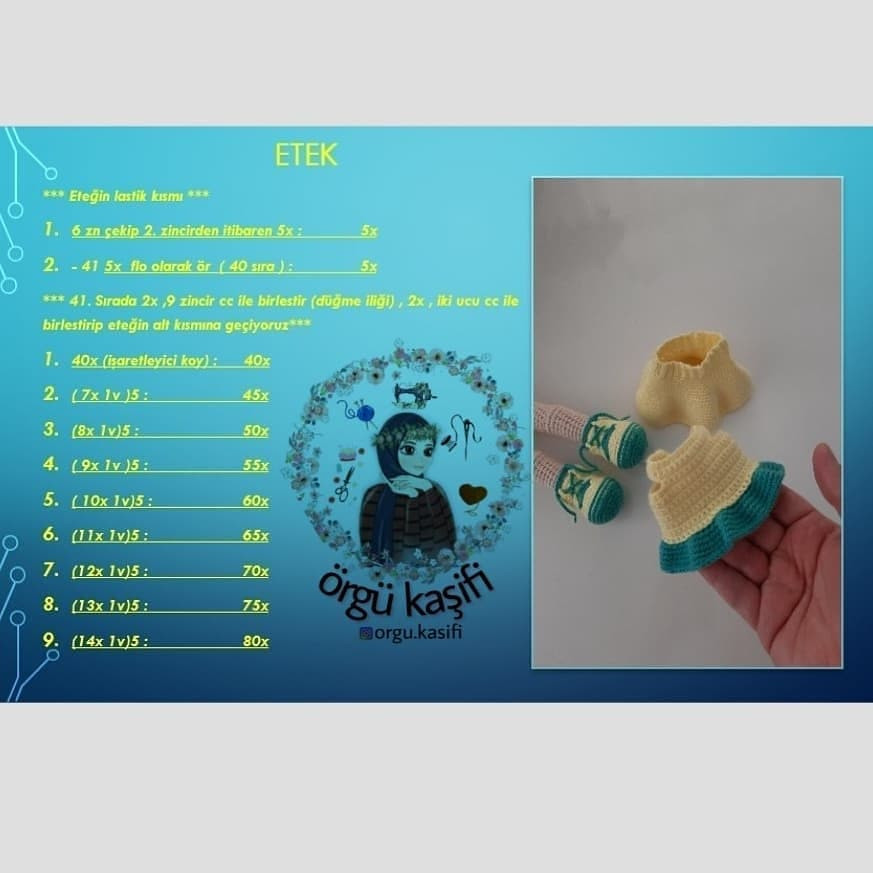 Ücretsiz Daisy Bebek Amigurumi Tarifi (1. Kısım)