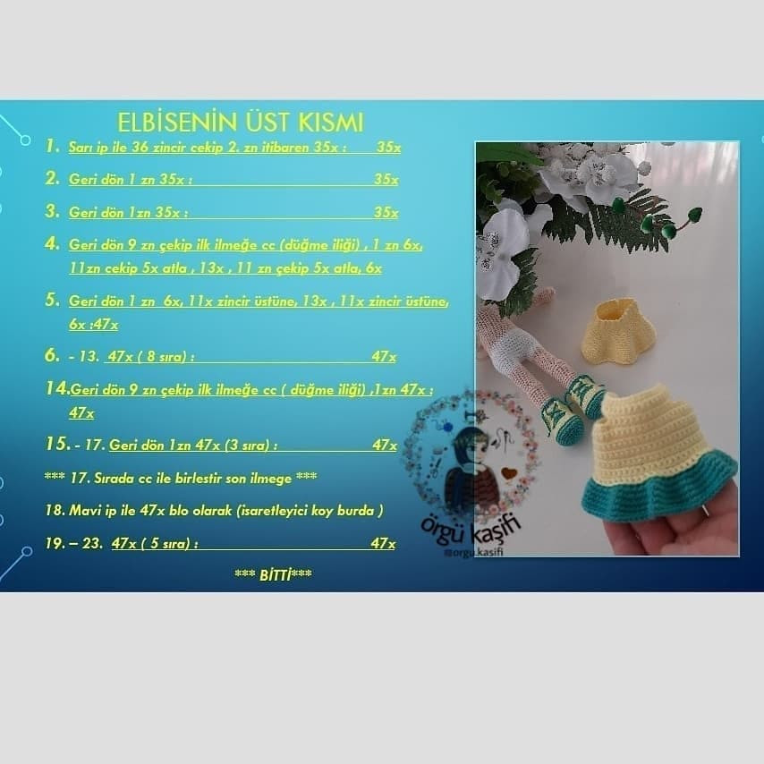 Ücretsiz Daisy Bebek Amigurumi Tarifi (1. Kısım)
