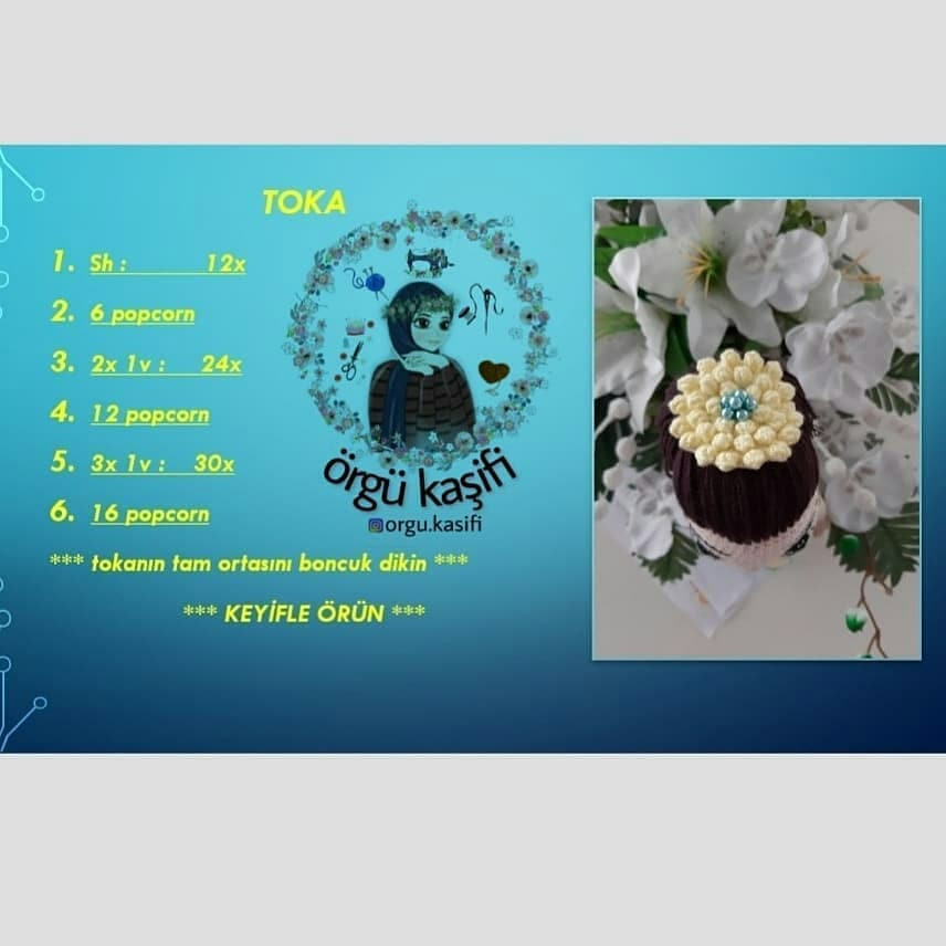 Ücretsiz Daisy Bebek Amigurumi Tarifi (1. Kısım)