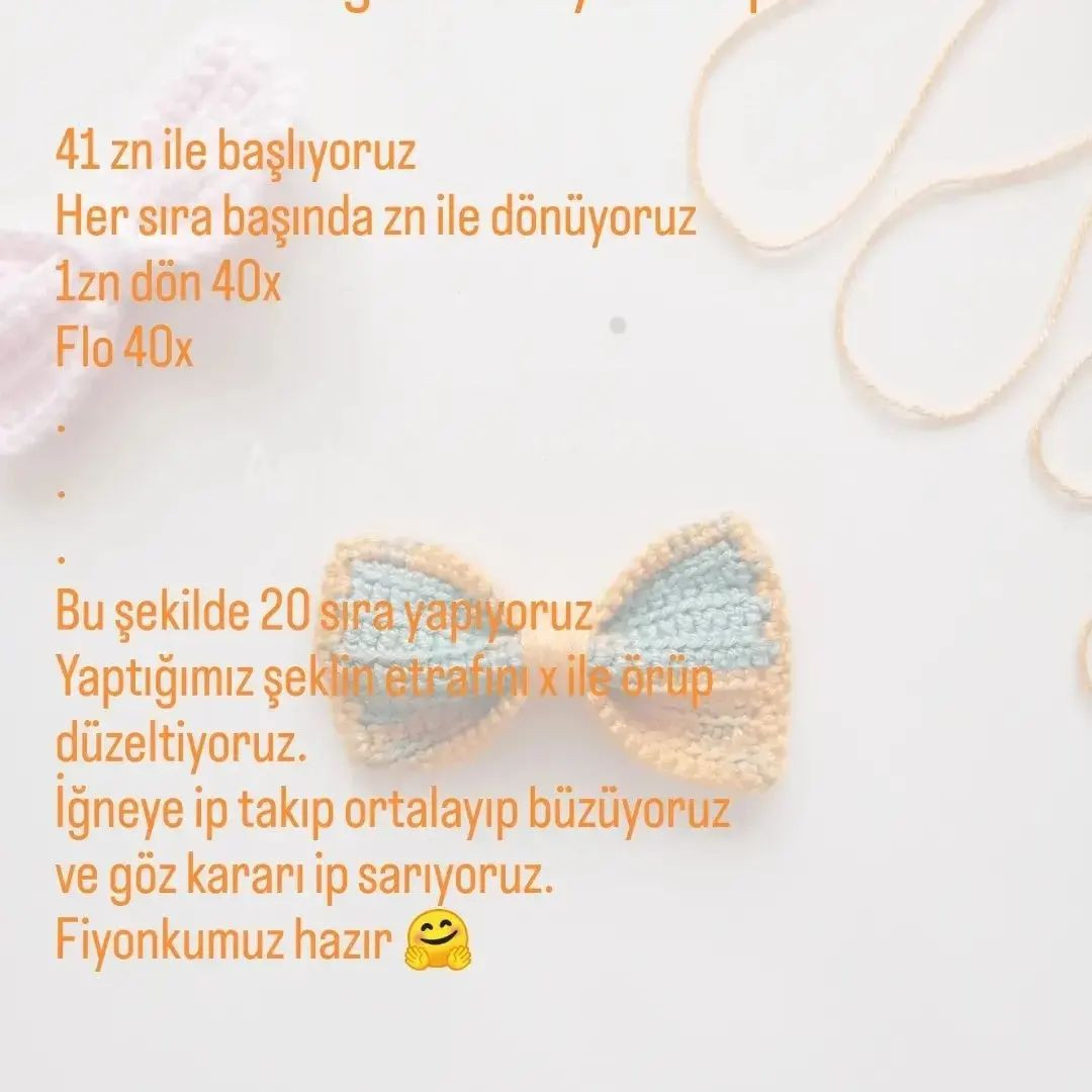 Ücretsiz Fiyonk Tığ İşi Tarifi