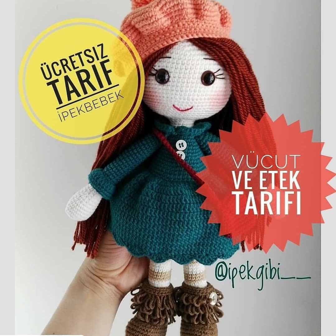 Ücretsiz İpek Bebek Ayak ve Bacak Örgü Tarifi