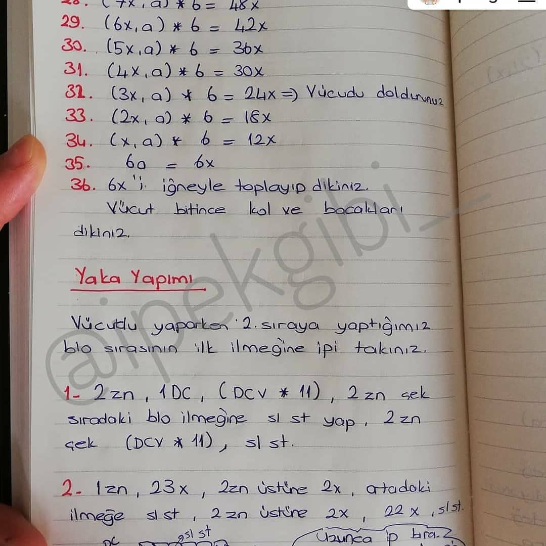 Ücretsiz İpek Bebek Ayak ve Bacak Örgü Tarifi