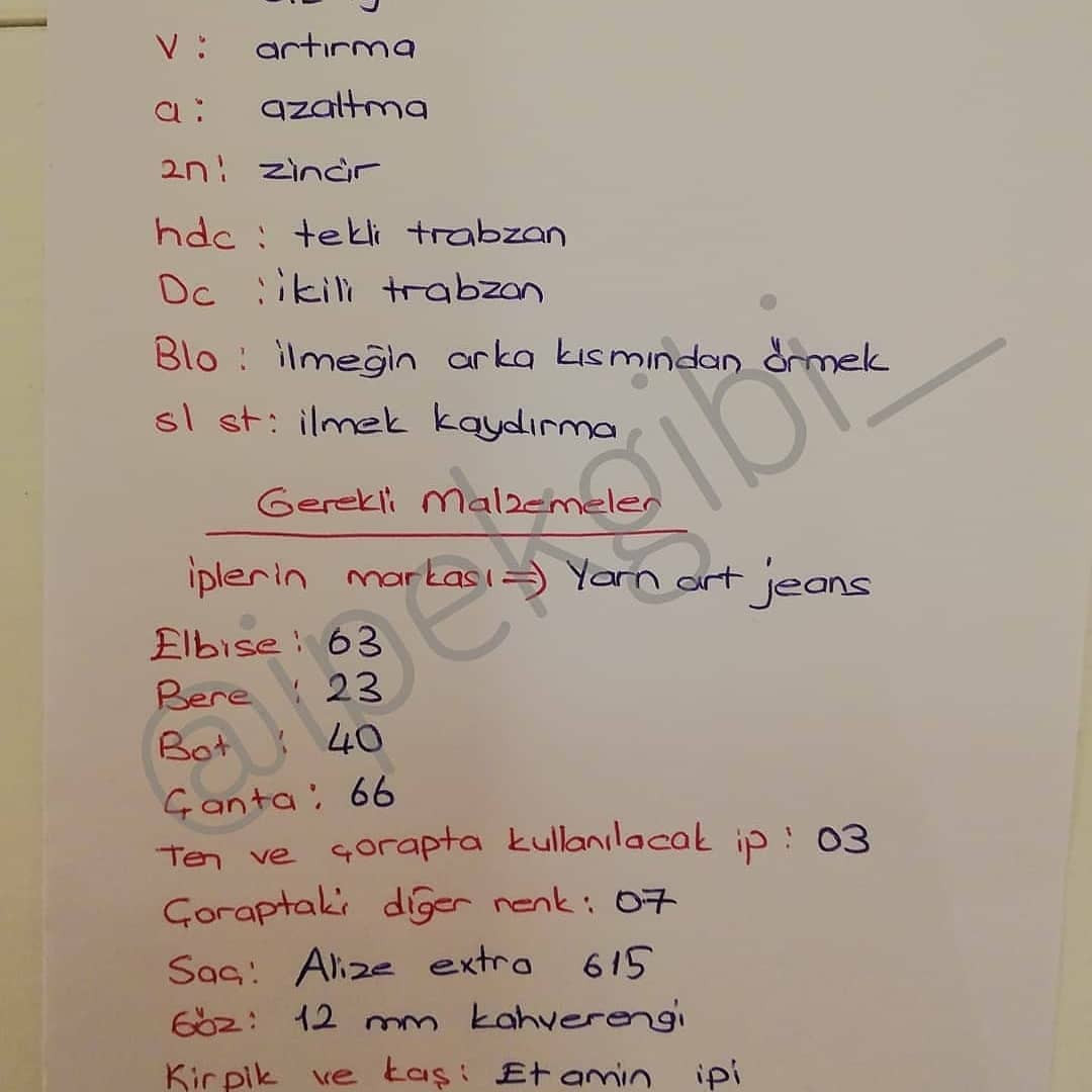 Ücretsiz İpek Bebek Ayak ve Bacak Örgü Tarifi